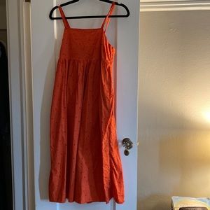 Madewell Eyelet MIDI Sundress